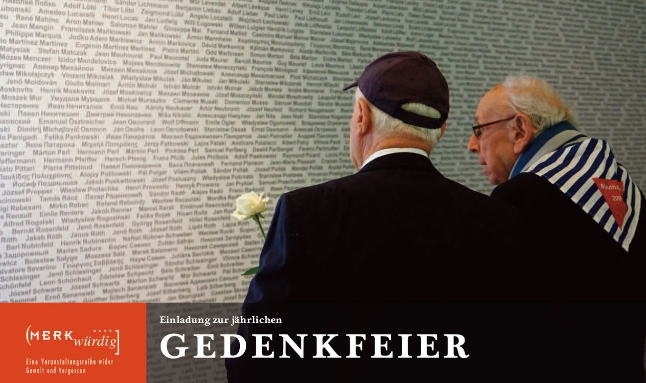 Gedenkfeier in Melk am 6. Mai 2019: "Niemals Nummer. Immer Mensch." Gedenkfeier in Melk am 6. Mai 2019: "Niemals Nummer. Immer Mensch."