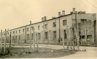 Das Foto aus dem Jahr 1947 zeigt die ehemalige Lagerküche im heutigen "Objekt 10" der Biragokaserne Melk. Foto: Hilda Lepetit, Archiv Memorial Ebensee.